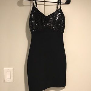 Guess Black Bandage Dress Size Small